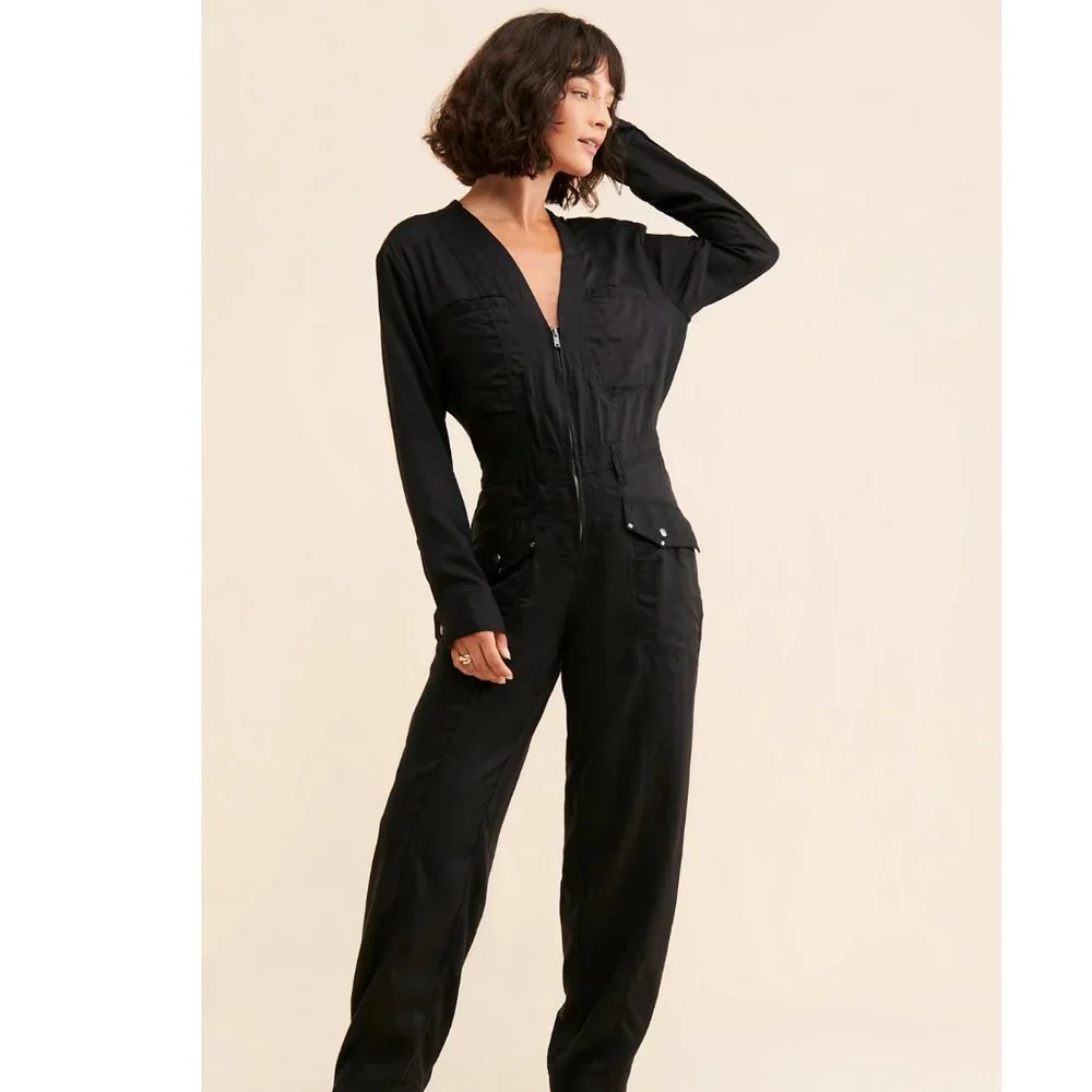 Free People Time For Me Coveralls NEW - Picture 1 of 8